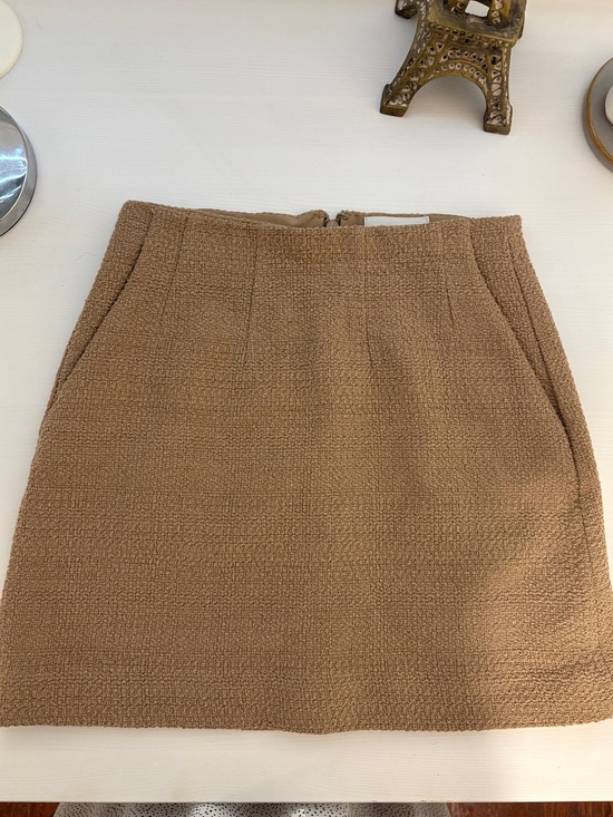 Dresses & Skirts - Classic Camel Bouclé Mini Skirt